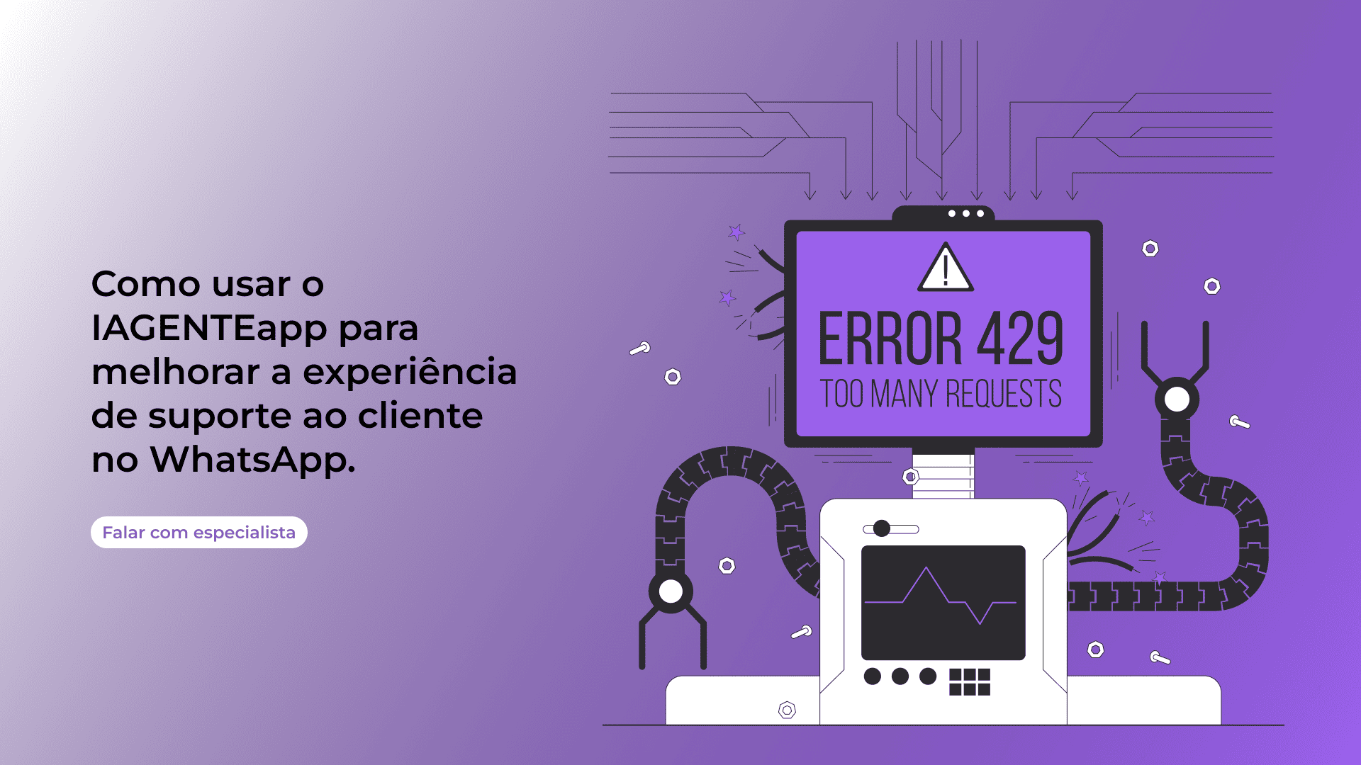 Como usar o IAGENTEapp para melhorar a experiência de suporte ao cliente no WhatsApp.