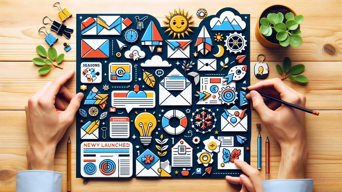Modelos de e-mail marketing para anunciar produtos novos em campanhas sazonais