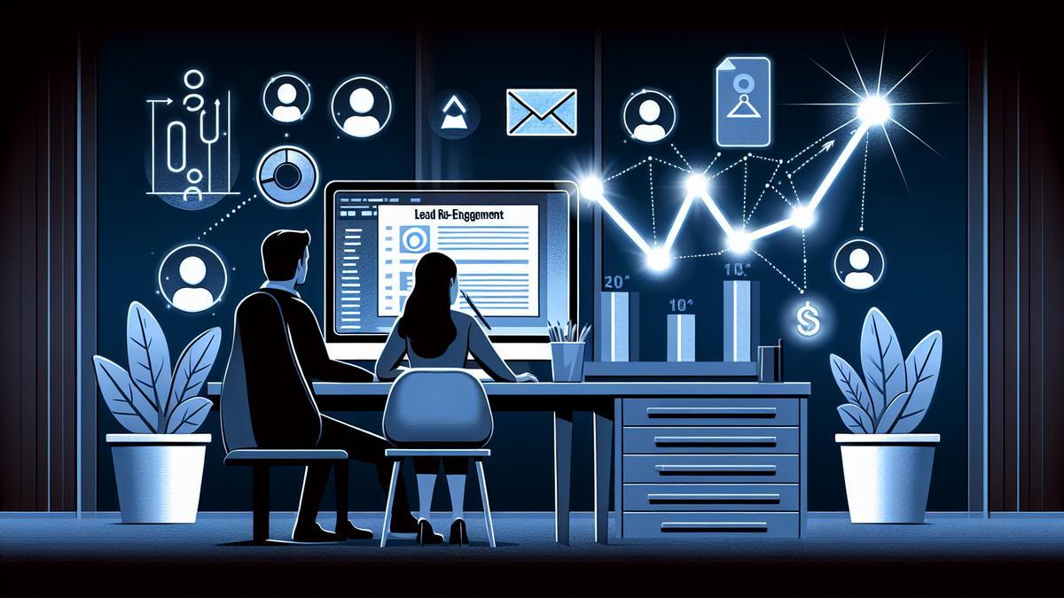 Estratégias de reengajamento de leads em campanhas de e-mail marketing.
